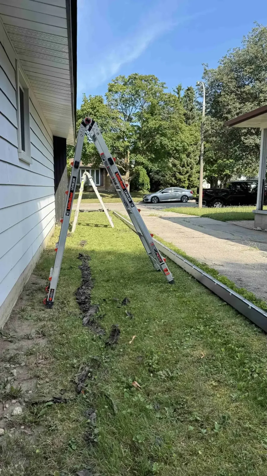 D&D Home Services aerial drone roof inspection Kitchener Waterloo Ontario
